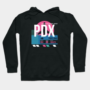 Portland (PDX) Airport // Sunset Baggage Tag Hoodie